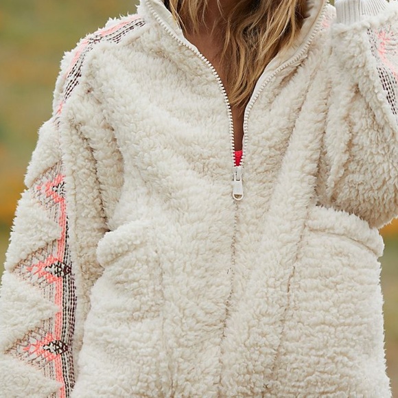 Free People Jackets & Blazers - Free People Lodge Livin’ Sherpa Jacket